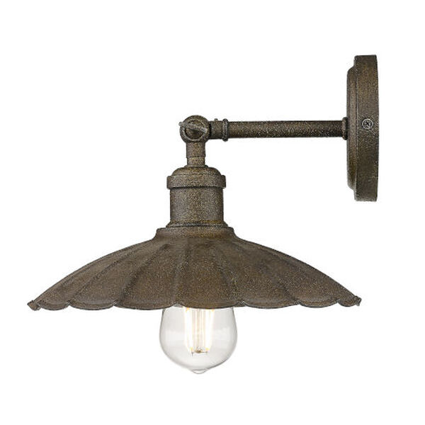Clemence Dark Rust One-Light Wall Sconce, image 3